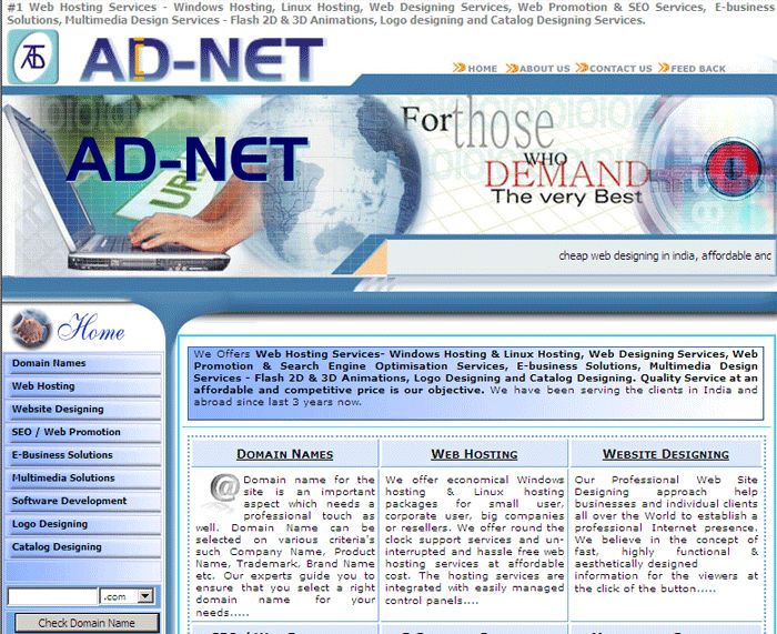 AD-NET website