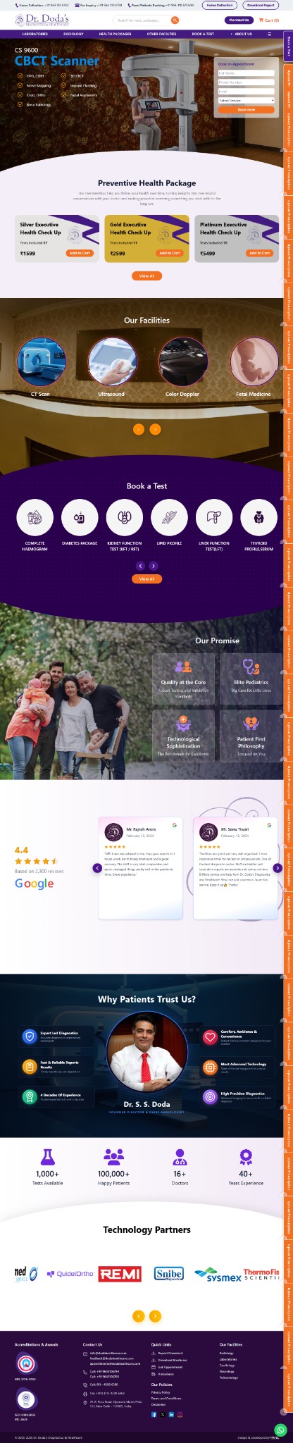 Doda Healthcare project screenshot